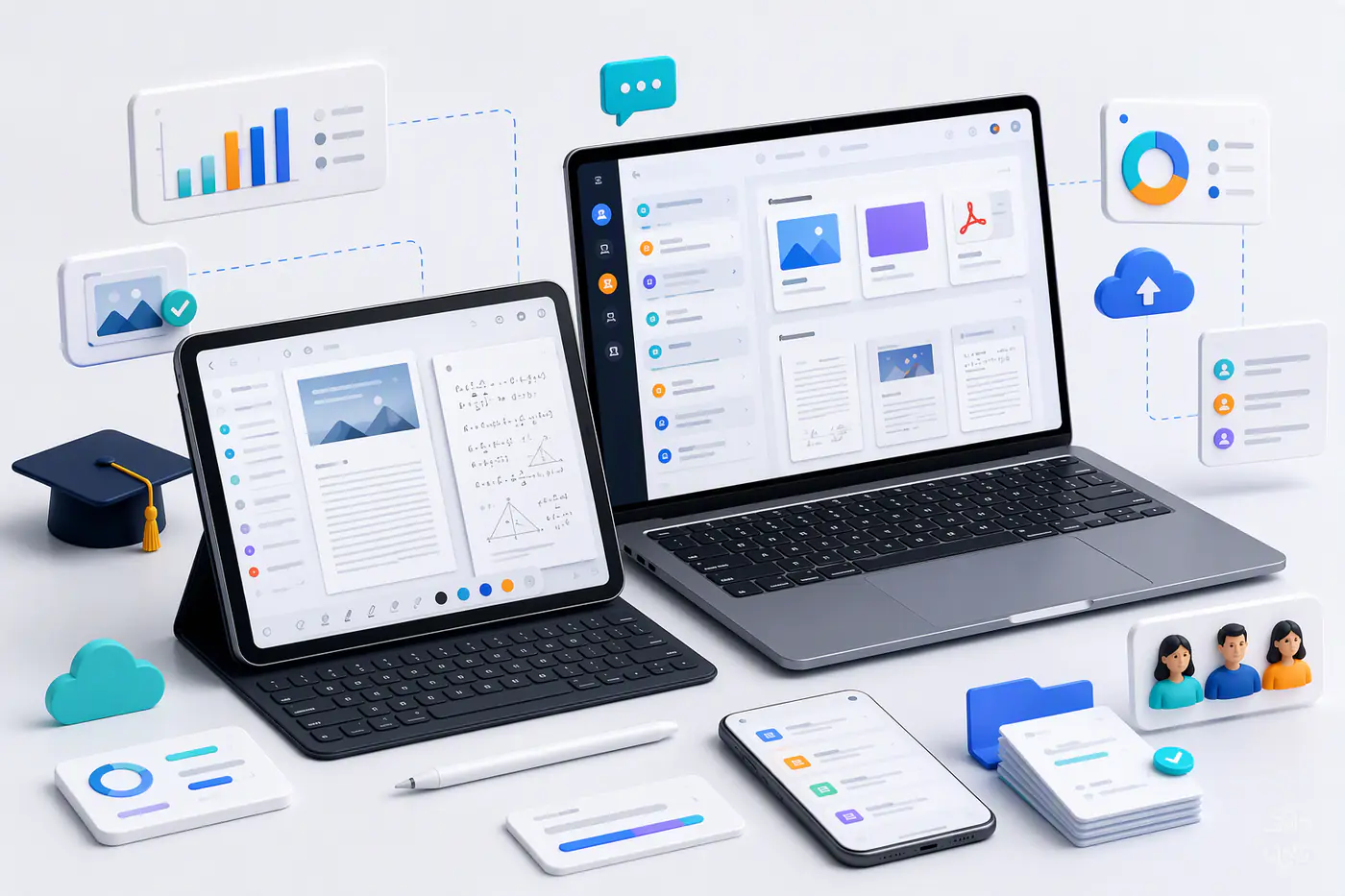 Partage de ressources entre ordinateurs et tablette